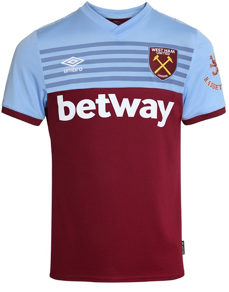 Camisa oficial Umbro West Ham 2019 2020 I jogador